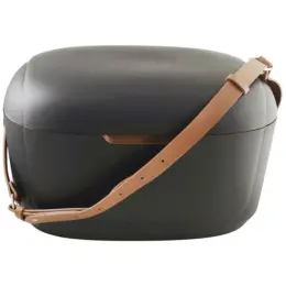 Meridian Hard Box Cooler Black-Brown Front